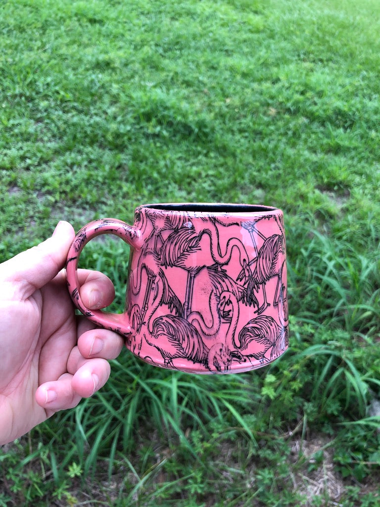 Barbie Inspired Pink with Flamingos