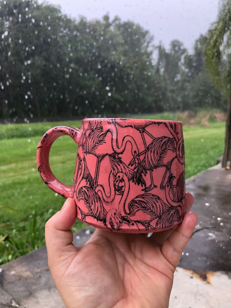 Barbie Inspired Pink with Flamingos
