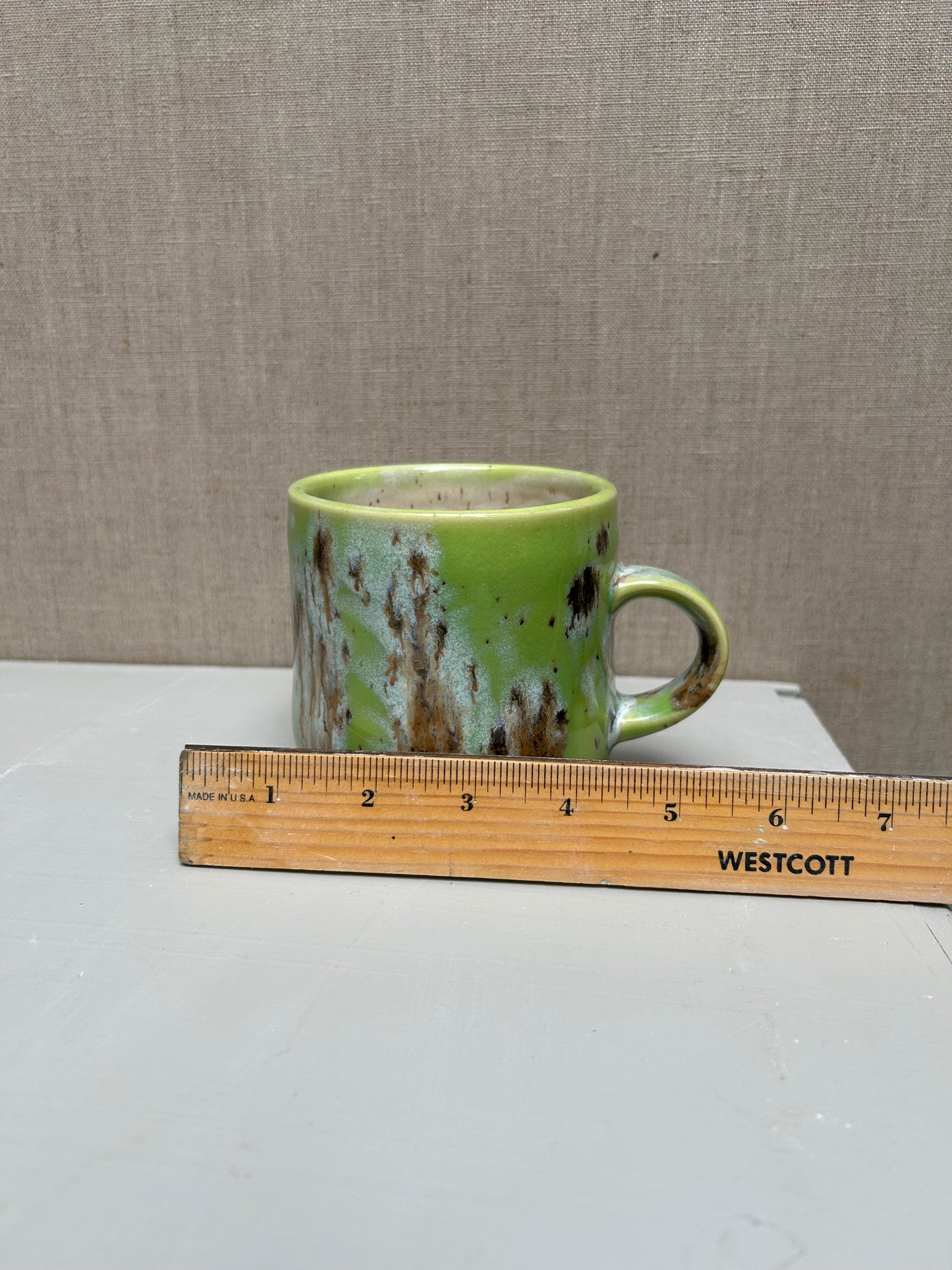 Wasabi Green and River Birch Mug