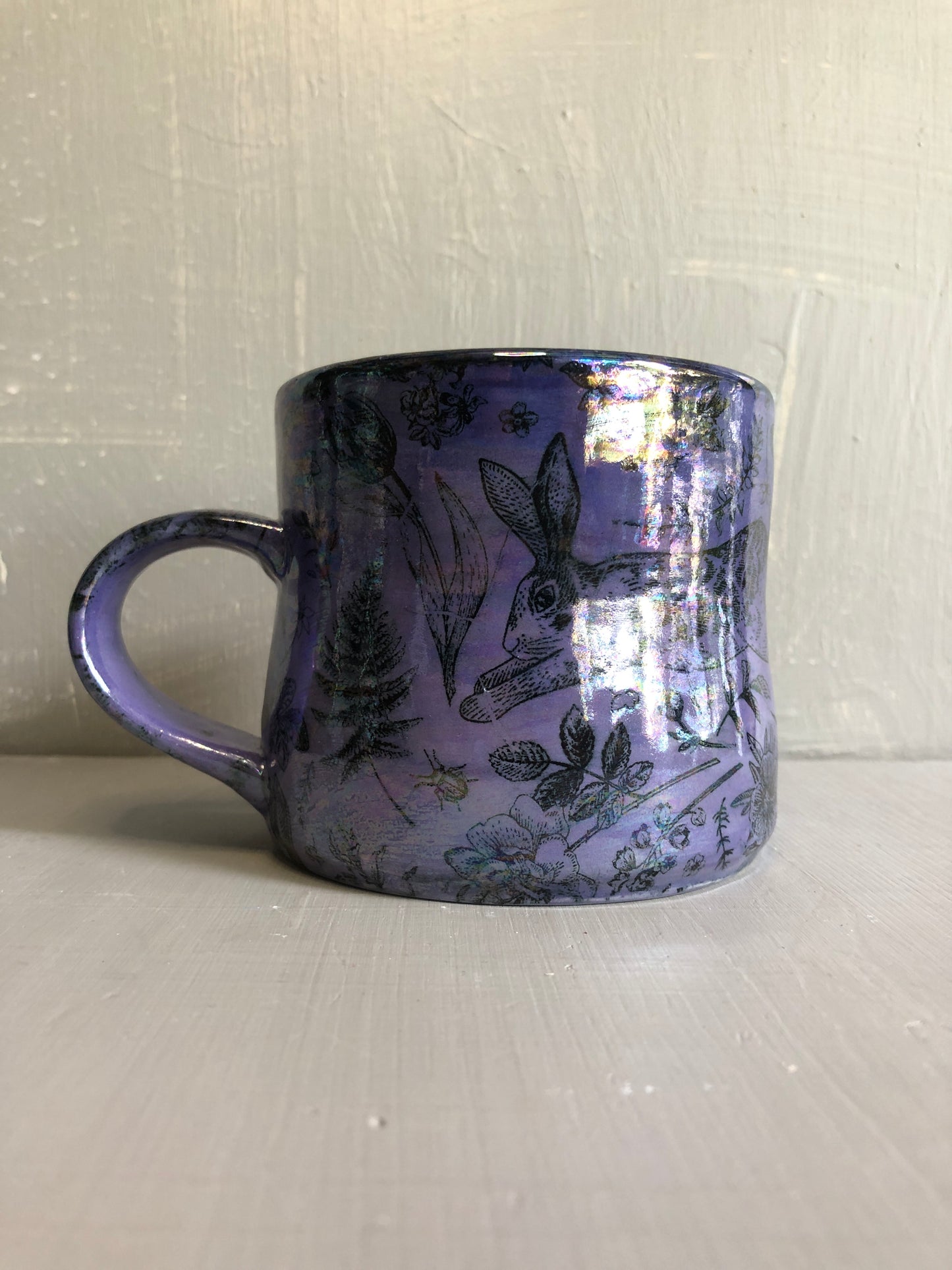 Purple Haze with Mother Of Pearl Mug