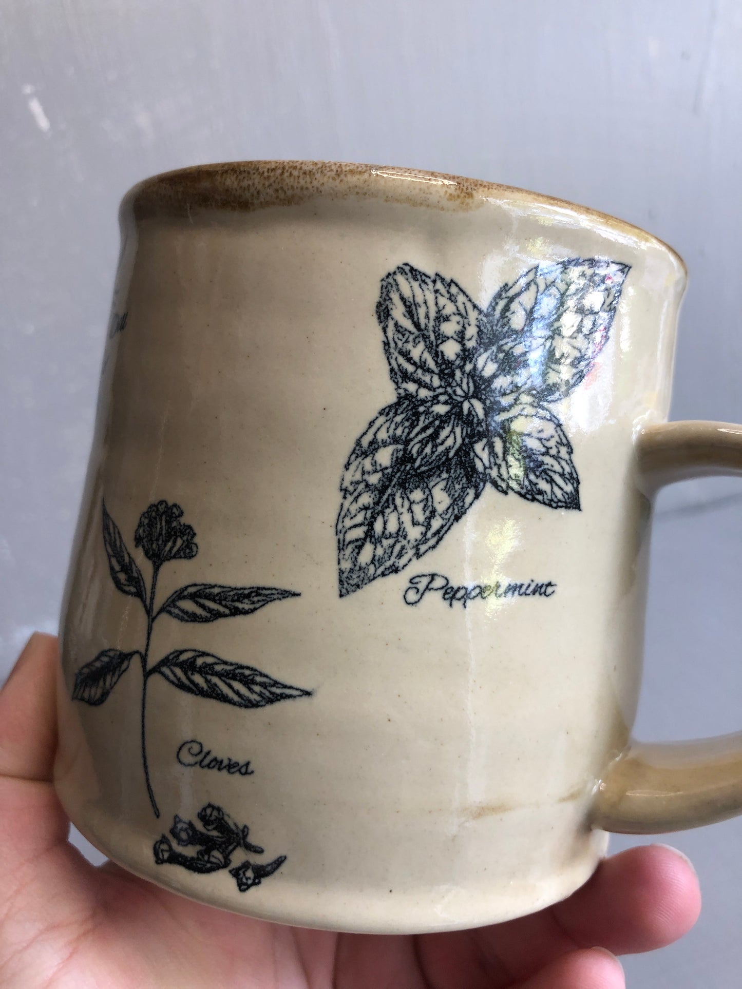 Herb Mug Succulent or Sand