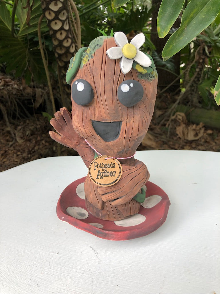 Woody the Woodland Creature with Mushroom Dish *** Wholesale Only***