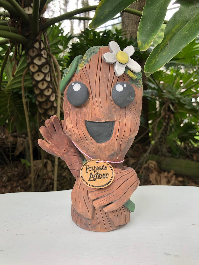 Woody the Woodland Creature with Mushroom Dish *** Wholesale Only***