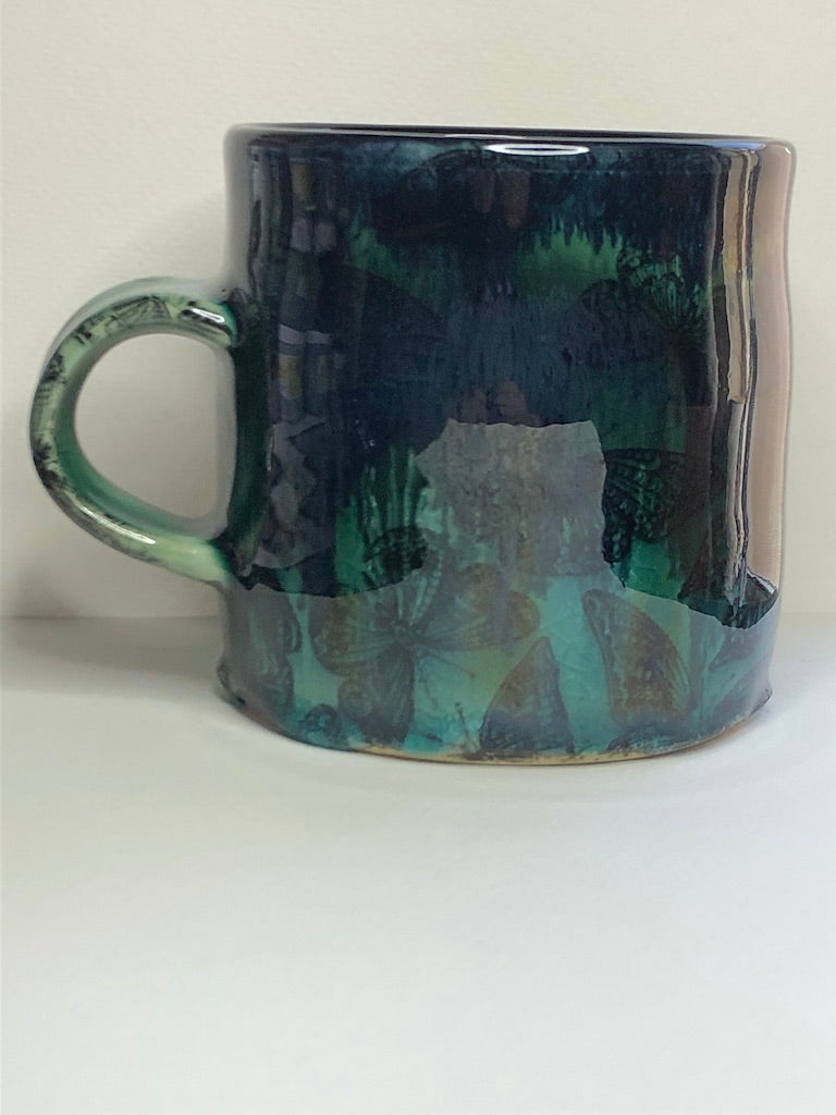 Malachite Butterfly Print Mug