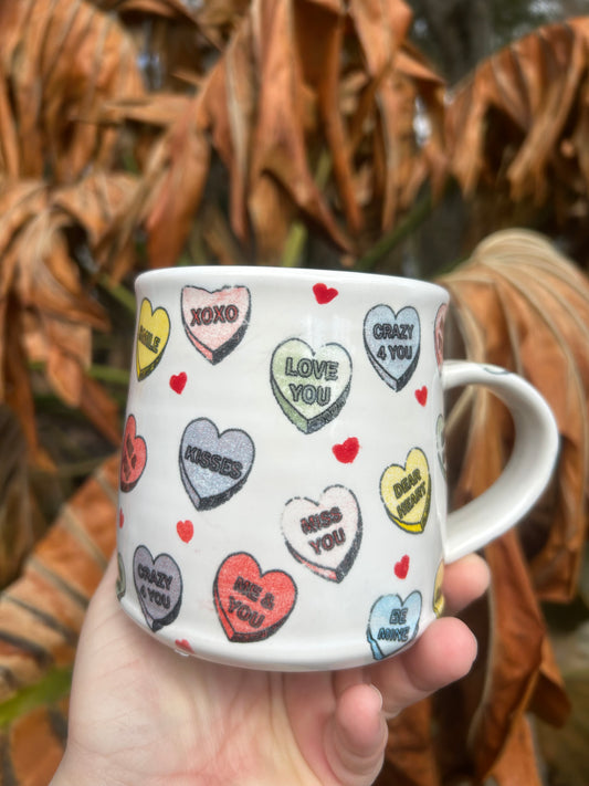 Candy Hearts Mug