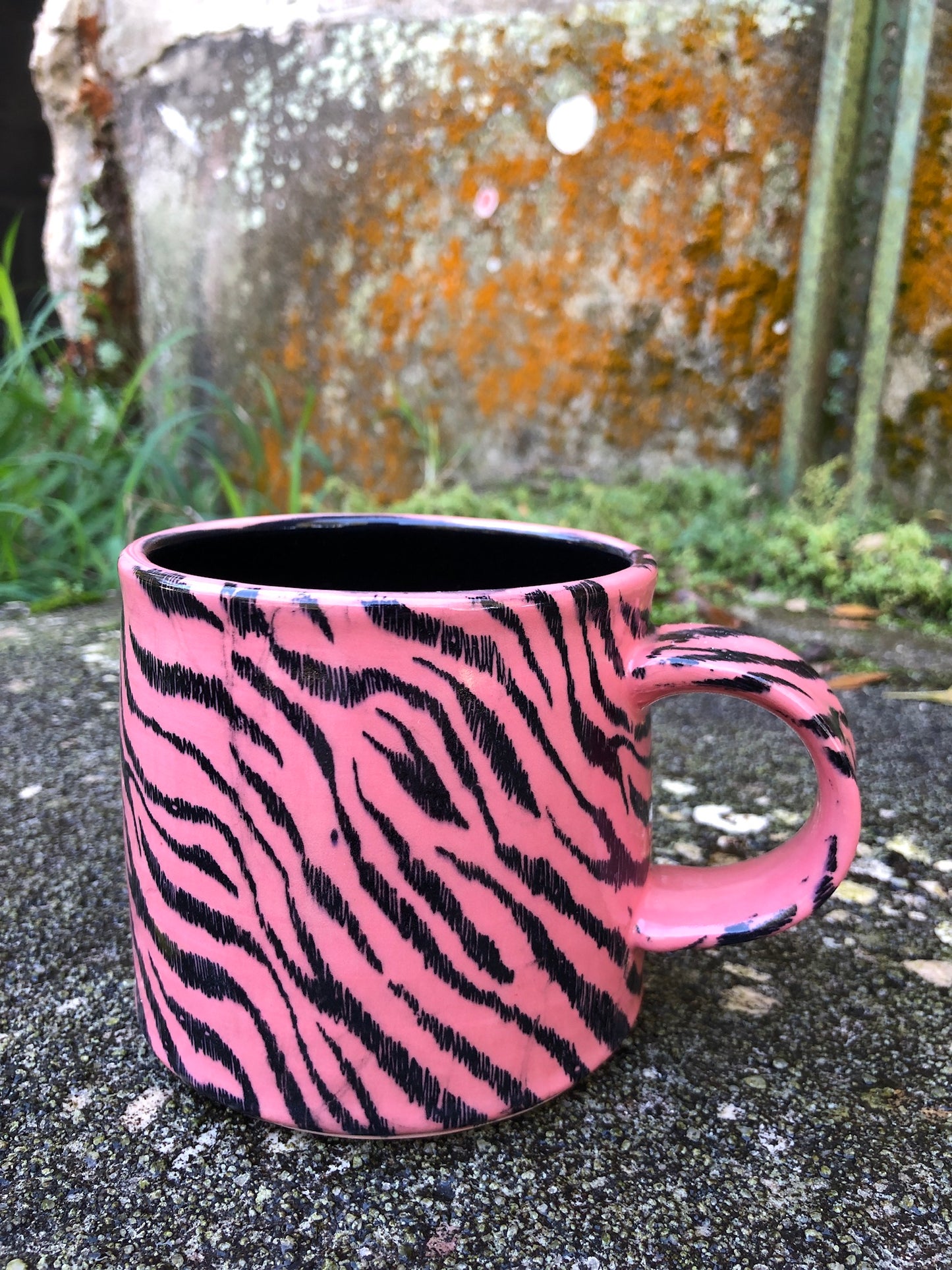 Pink Tiger Stripe Mug
