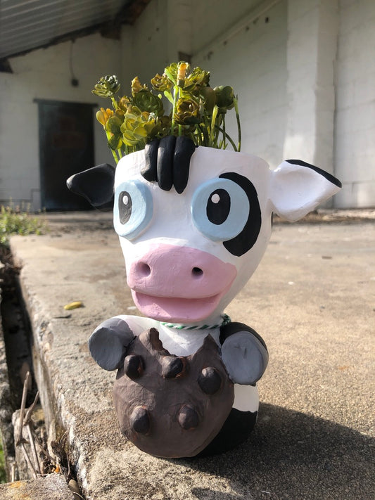 Cookie Cow Pothead // Cookie Cow Succulent Planter