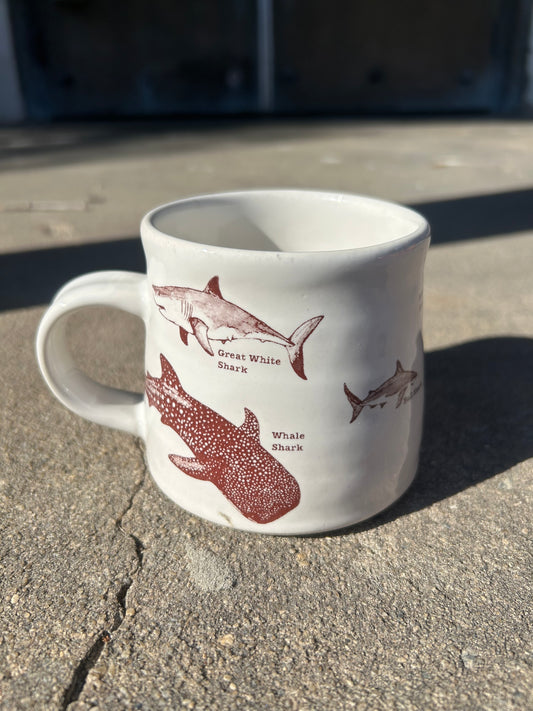 Shark Kind Mug White