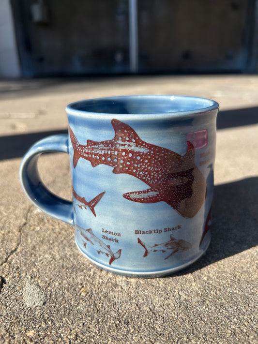 Shark Kind Mug Blue