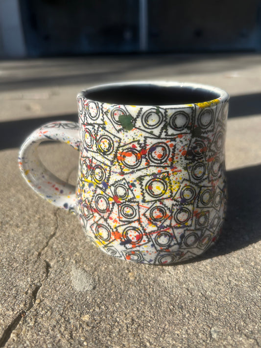 Condoms with Speckled Rainbow Mug