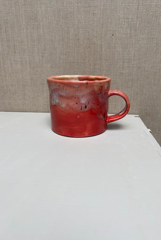 Poppy Red and River Birch Mug