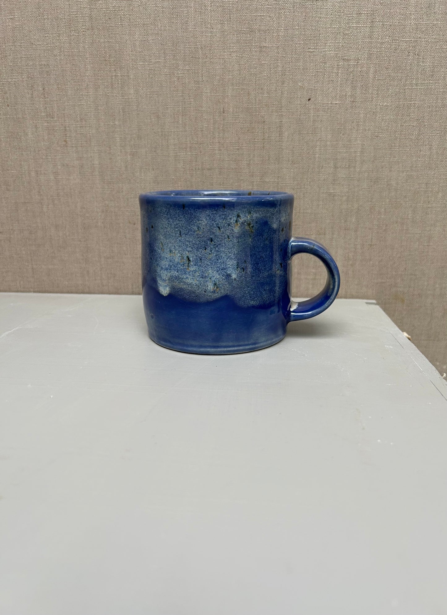 Ocean Blue and Birch Mug