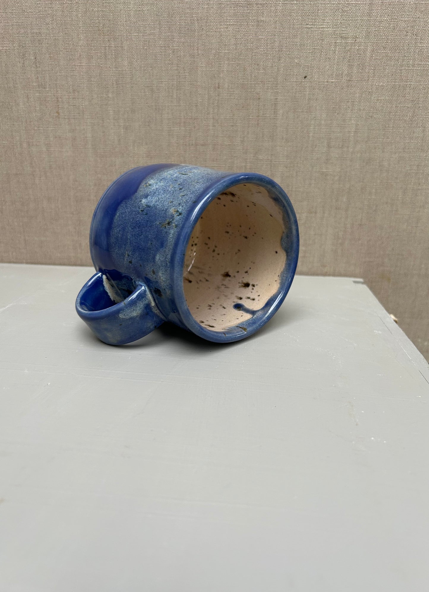Ocean Blue and Birch Mug