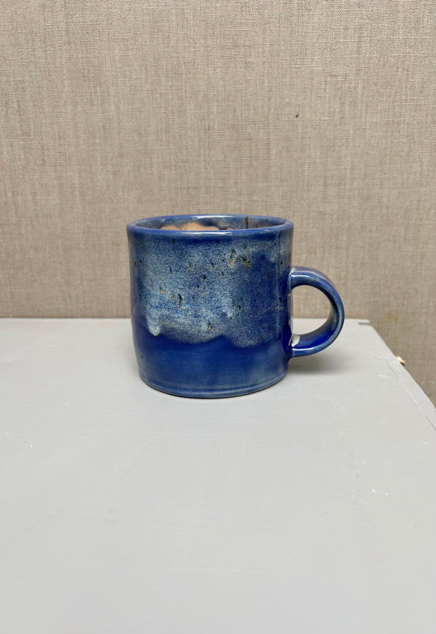 Ocean Blue and Birch Mug