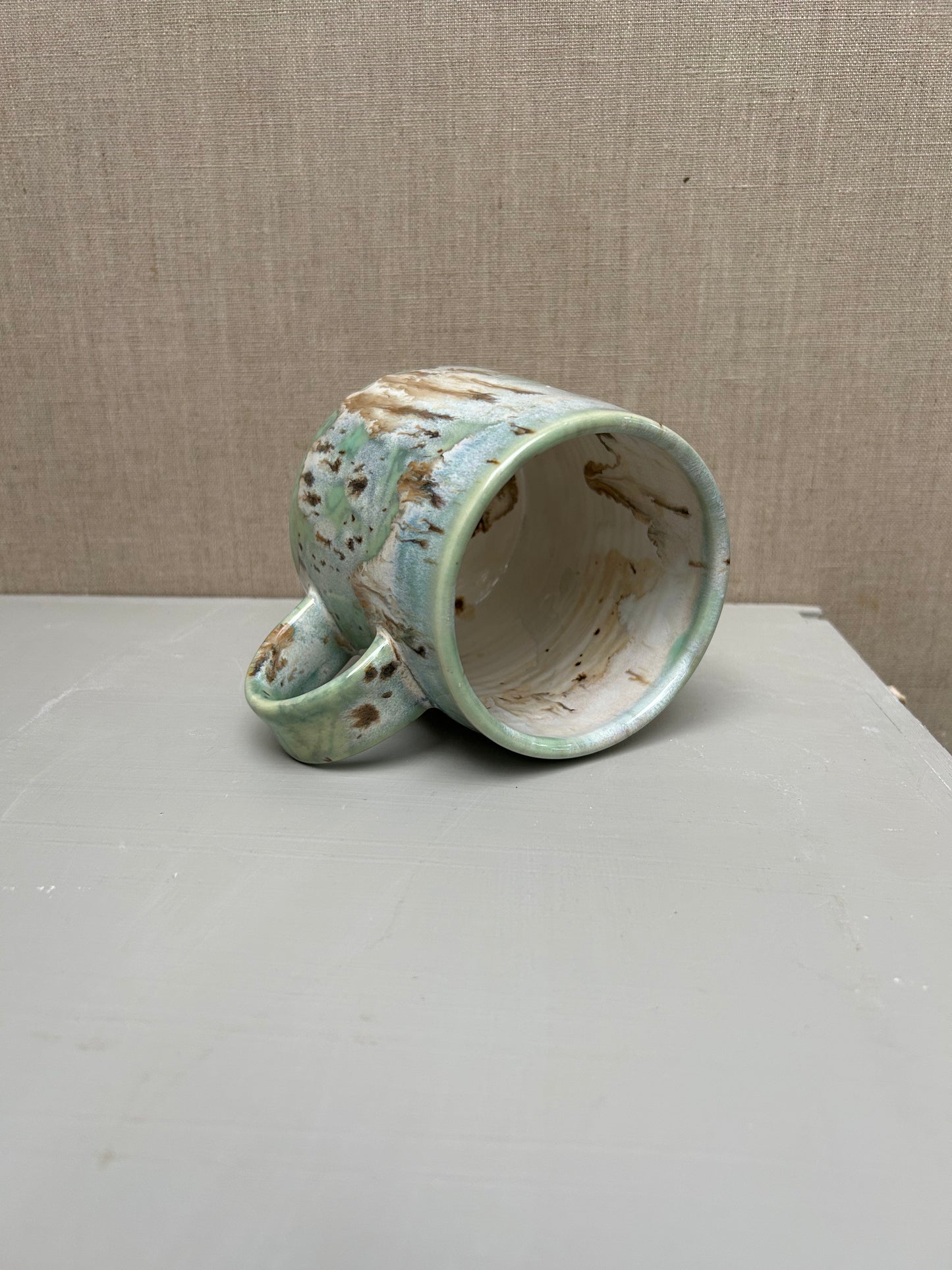 Succulent Green and Birch Mug 3