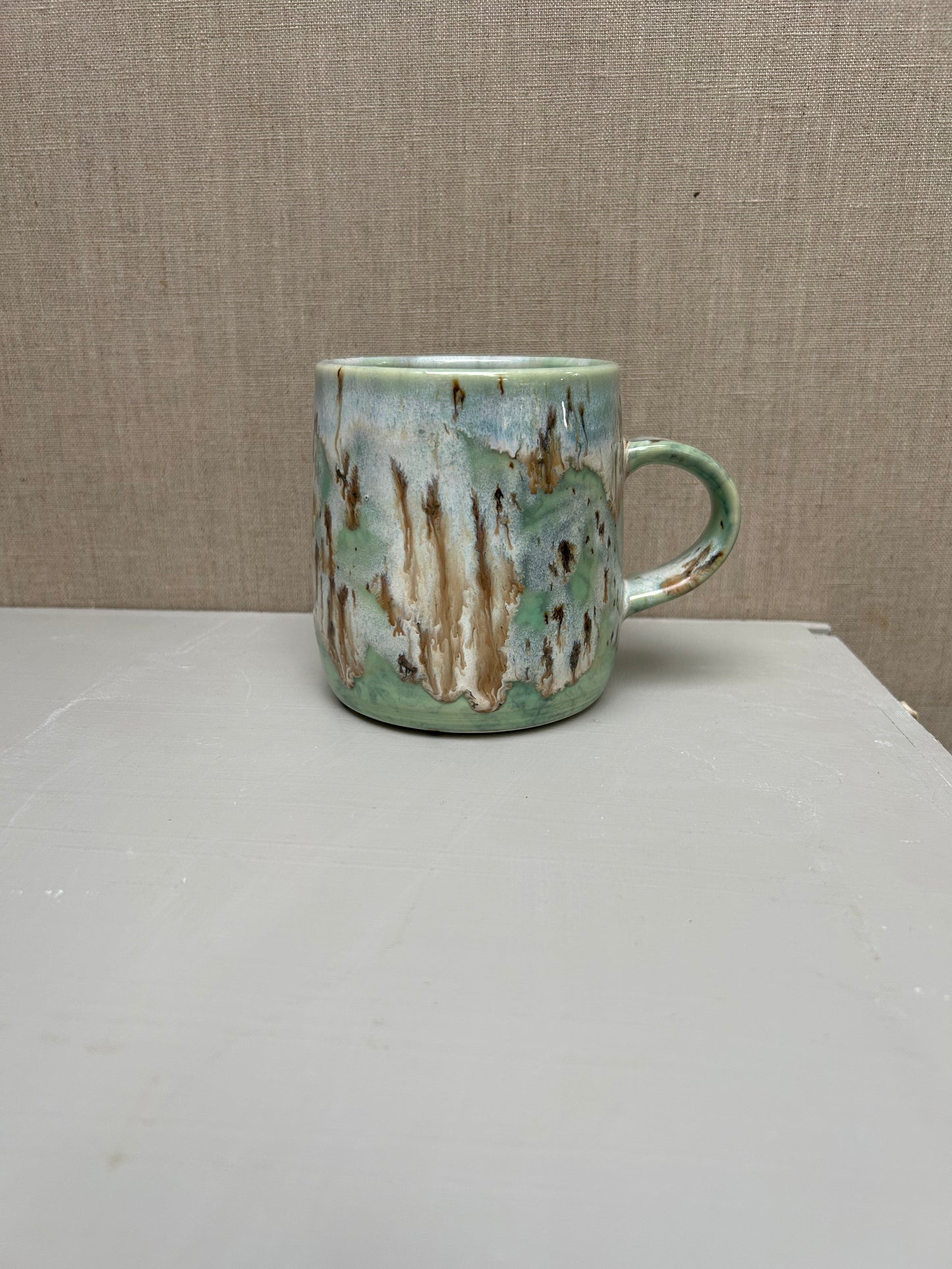 Succulent Green and Birch Mug 3
