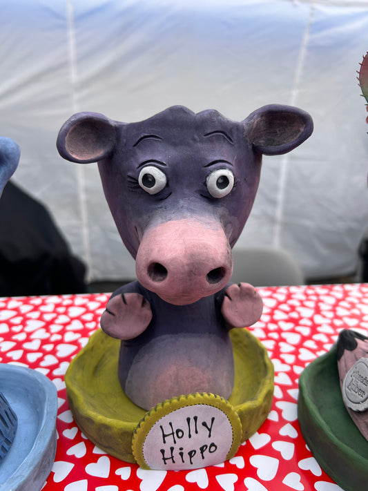 Purple Hippo Pothead // Holly