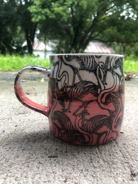 Pink Flamingo Mug