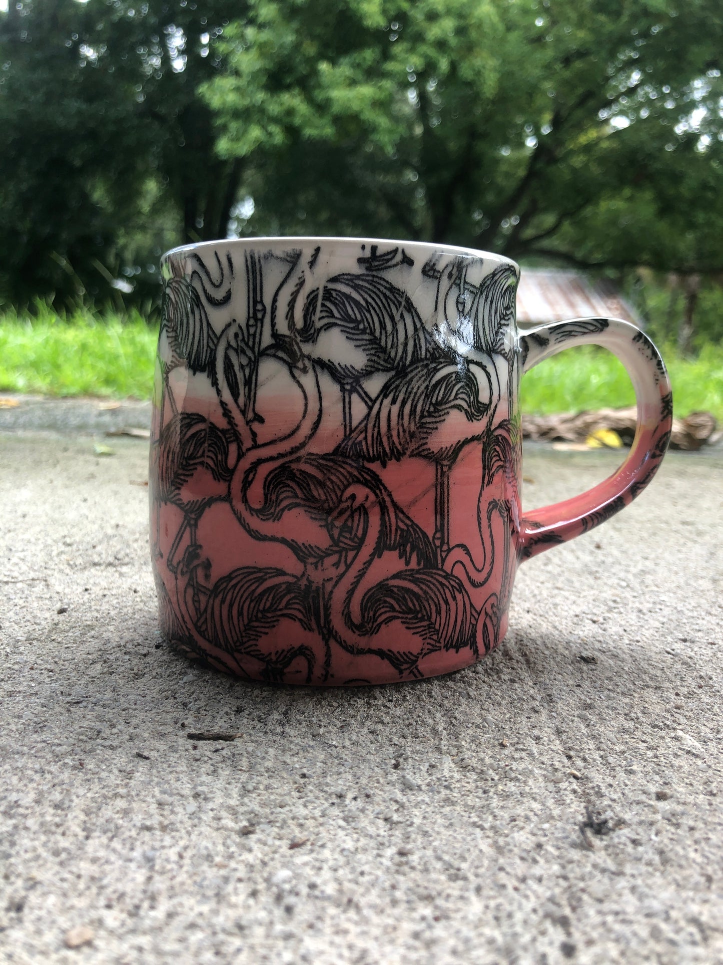 Pink Flamingo Mug