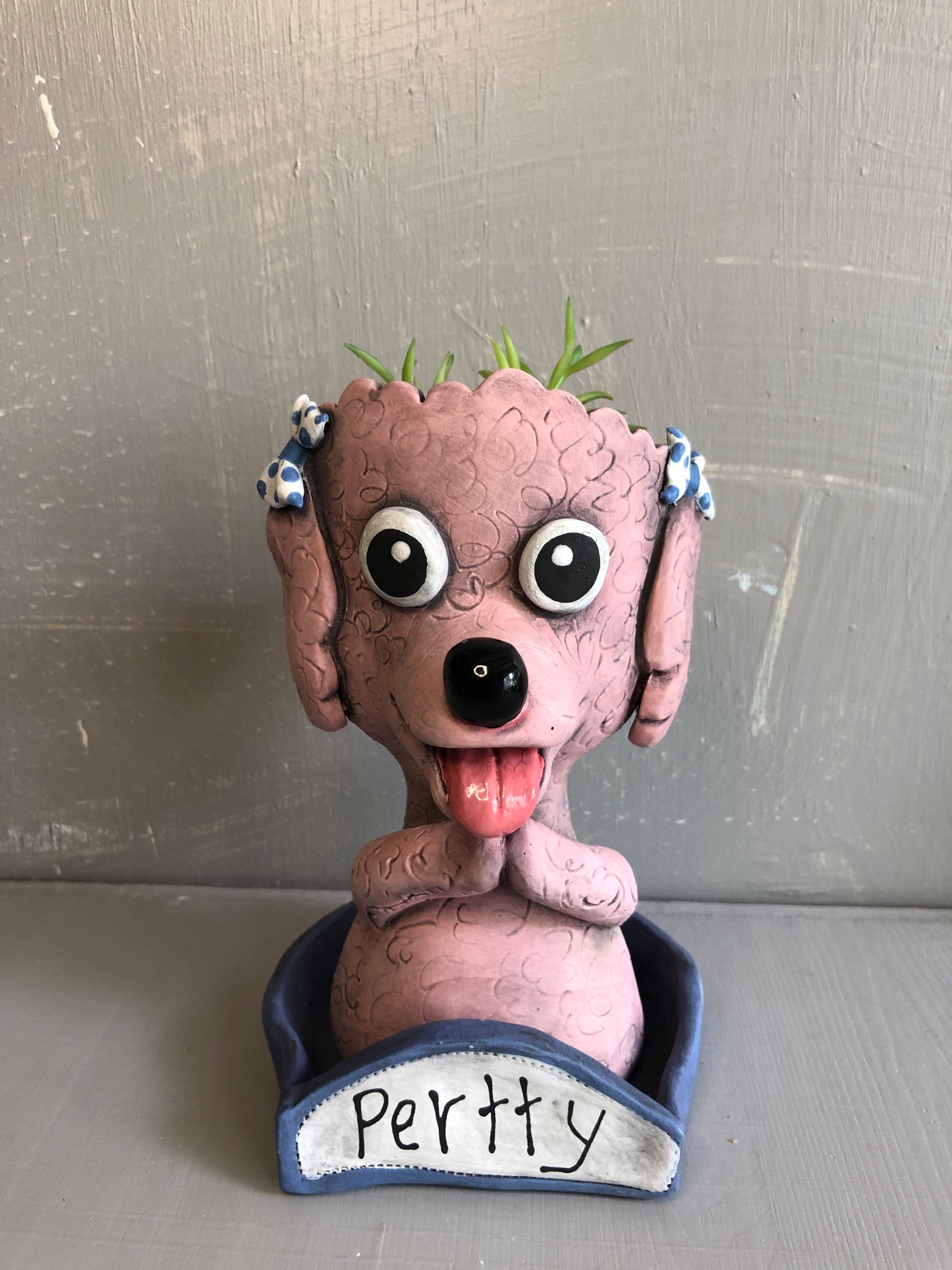 pothead figurine Pothead Perty Poodle – Potheads by Amber