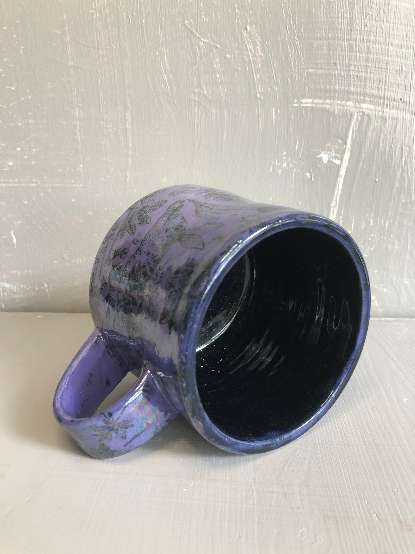 Purple Haze with Mother Of Pearl Mug