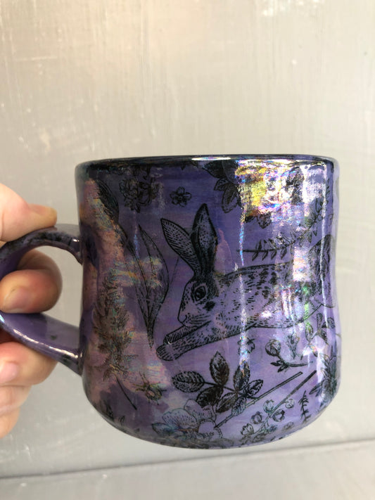 Purple Haze with Mother Of Pearl Mug