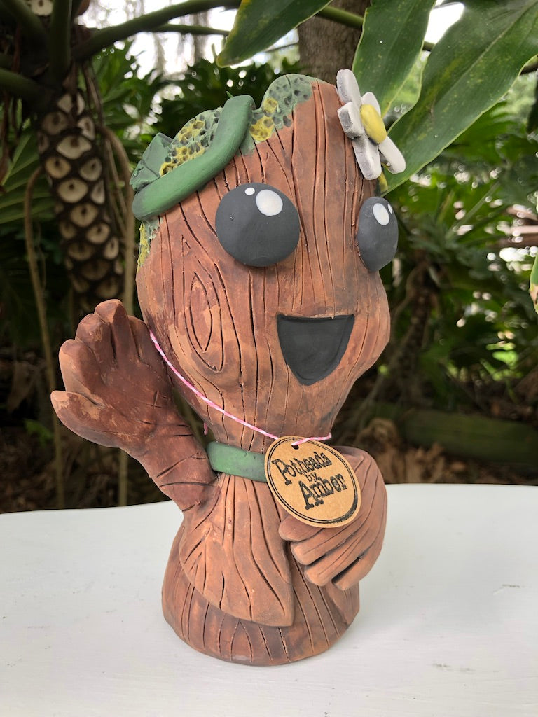 Woody the Woodland Creature with Mushroom Dish *** Wholesale Only***