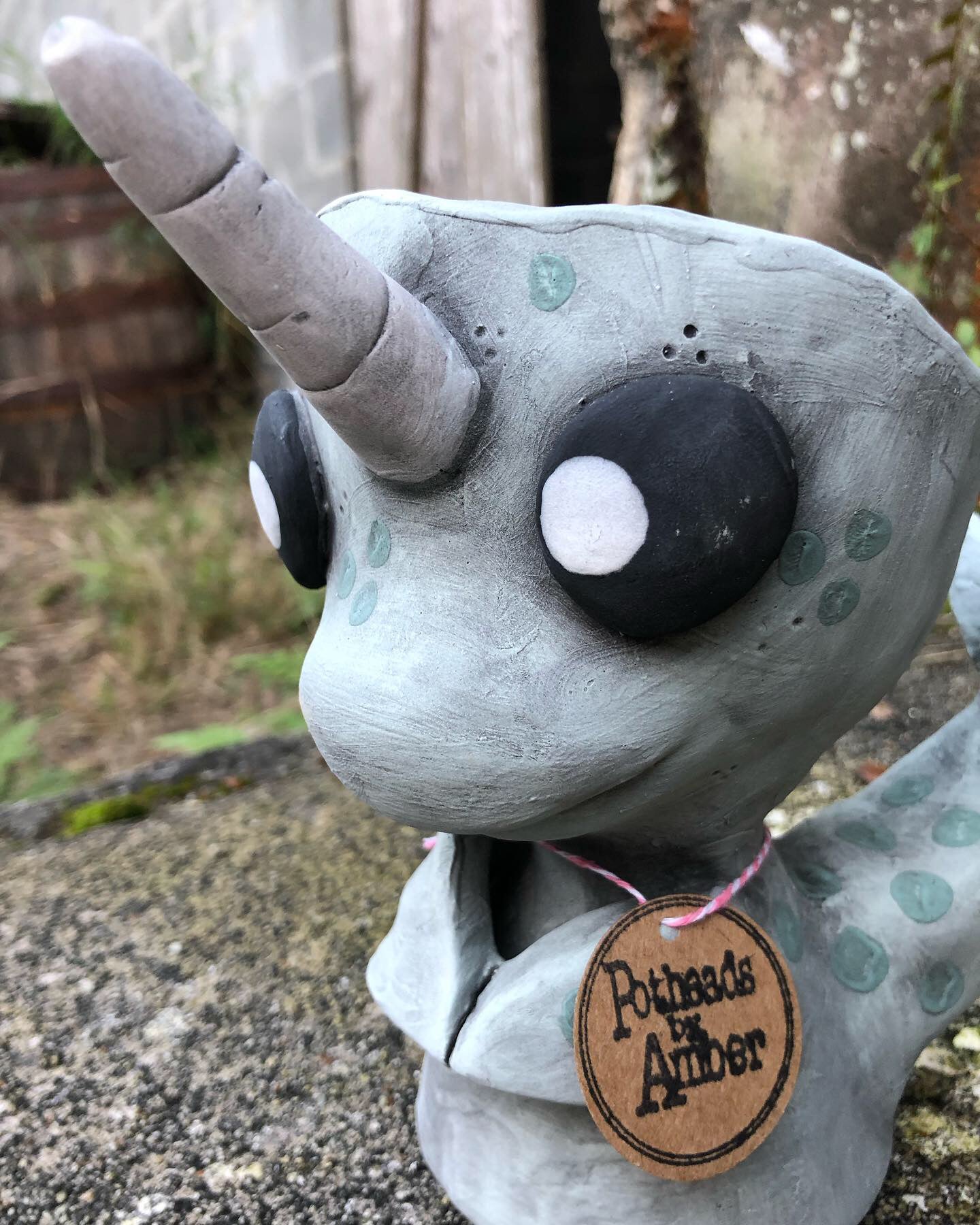 Wally the Narwhal Succulent Pothead Planter *Whole Sale Only*
