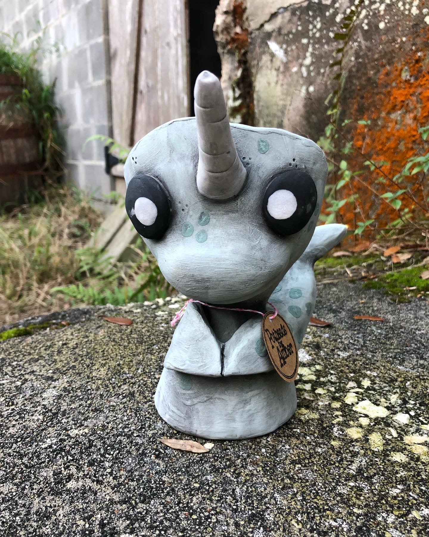 Wally the Narwhal Succulent Pothead Planter *Whole Sale Only*