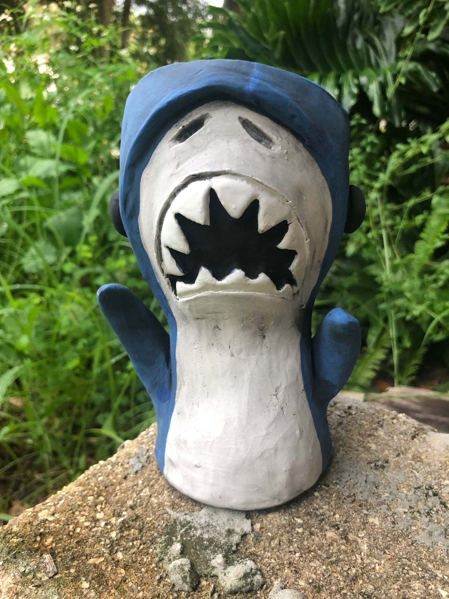 Jawson the Shark Pothead Planter// Ceramic Shark Pot