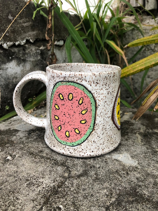 Tropical Fruits Illustrative Mug (Guava)