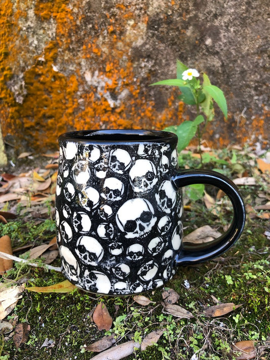 Black Skulls Mug